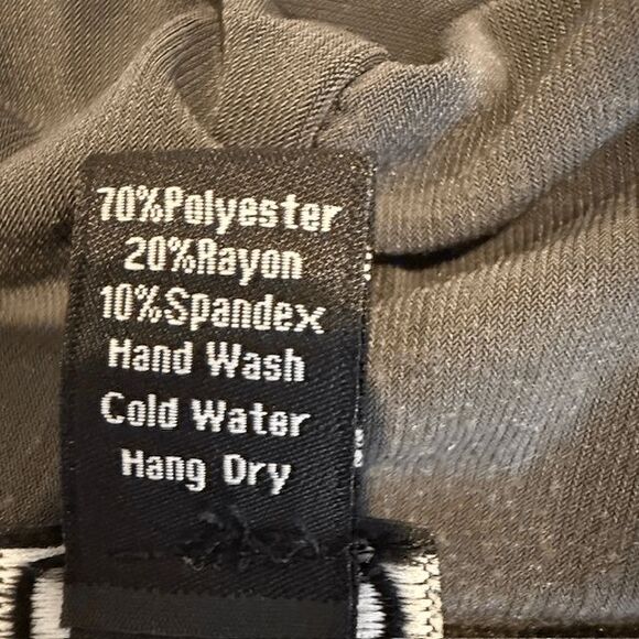 Clara Sun Woo Dark Gray Asymmetric Tunic Top Ruched Sleeve V-Neck Size Medium - Picture 7 of 11